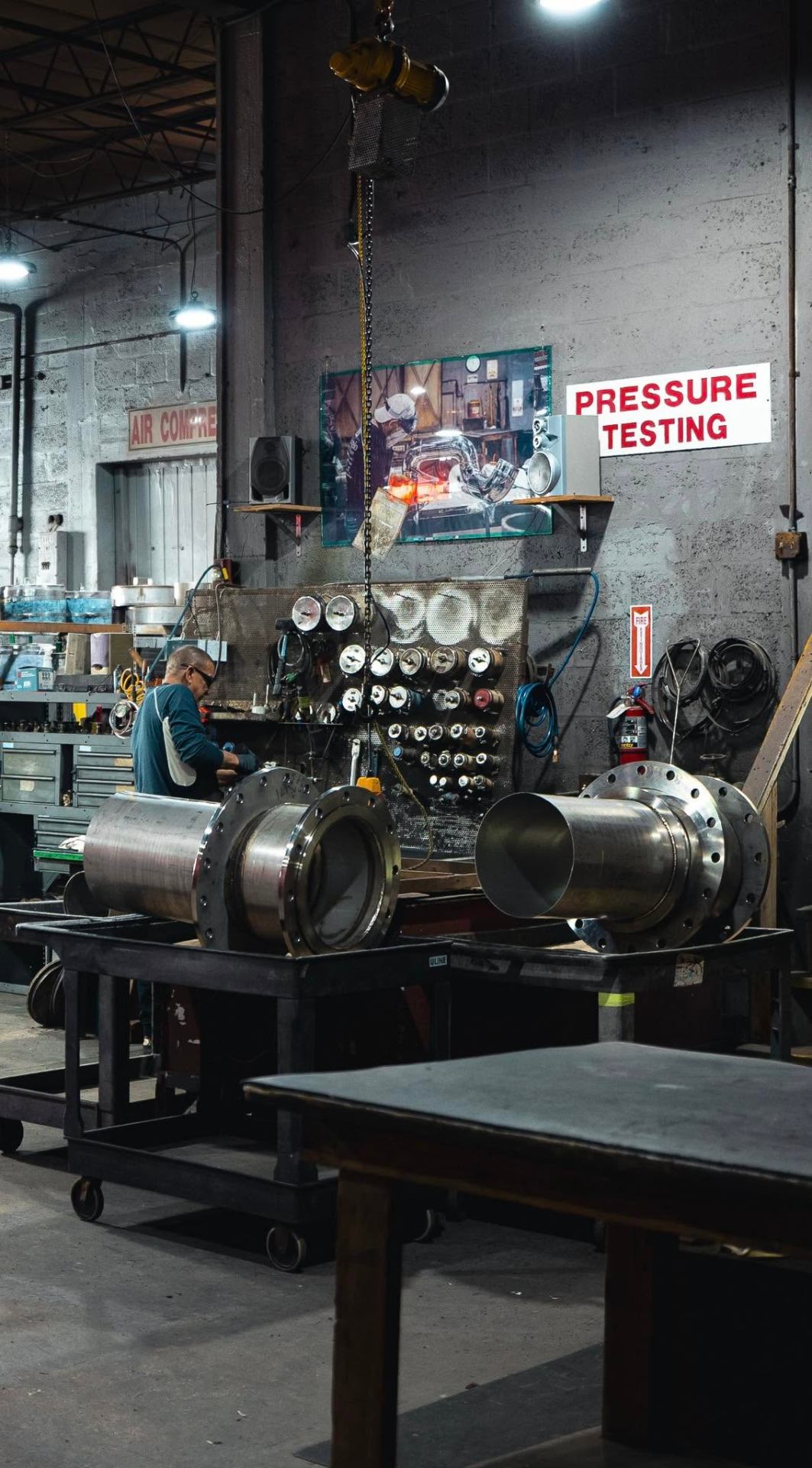 Pressure Testing Bay