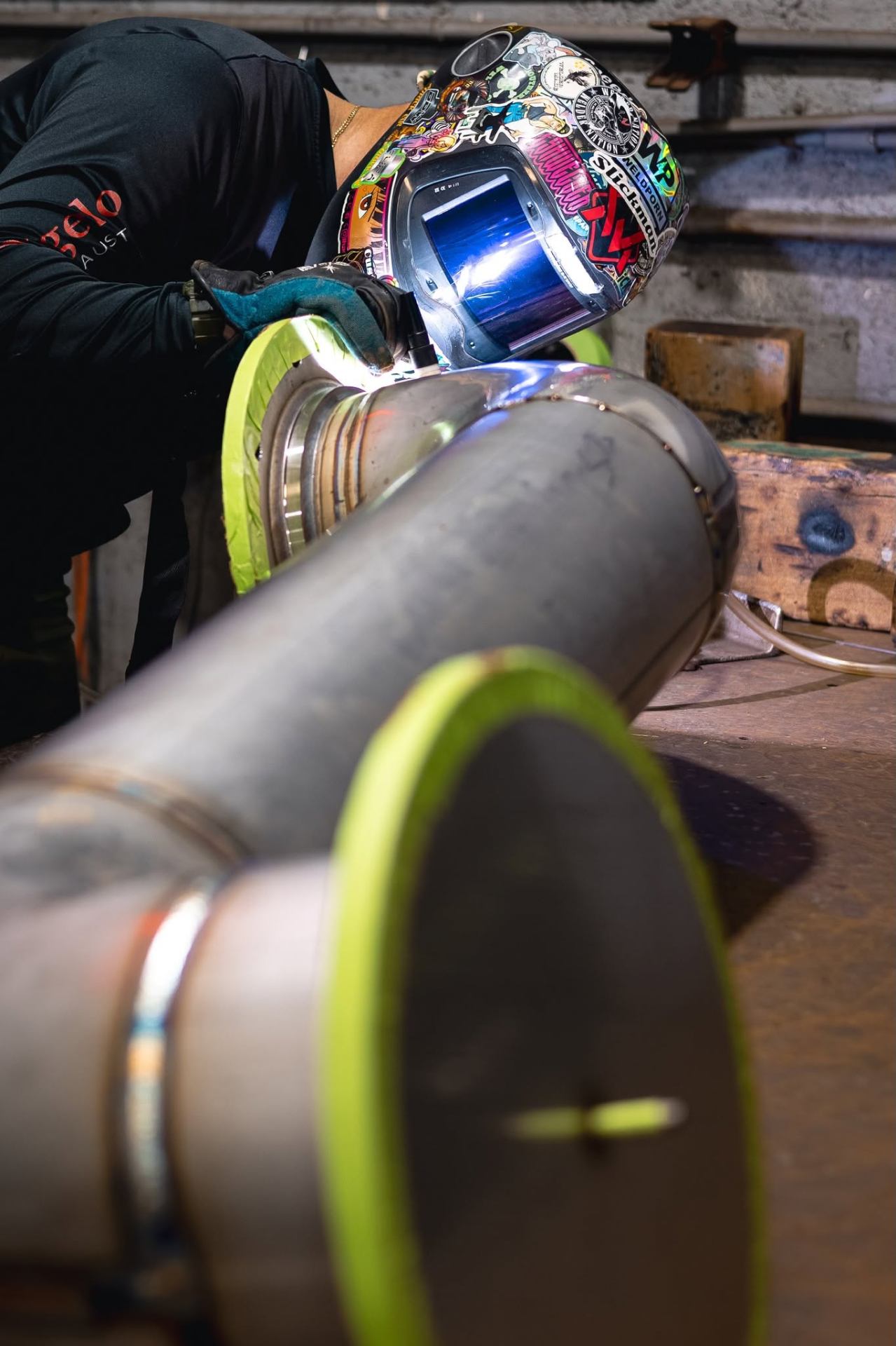 Stainless TIG Welding in Progress