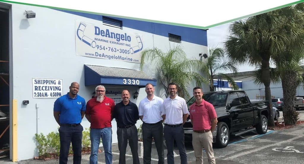 Hug Engineering and D'Angelo Marine Exhaust partnership